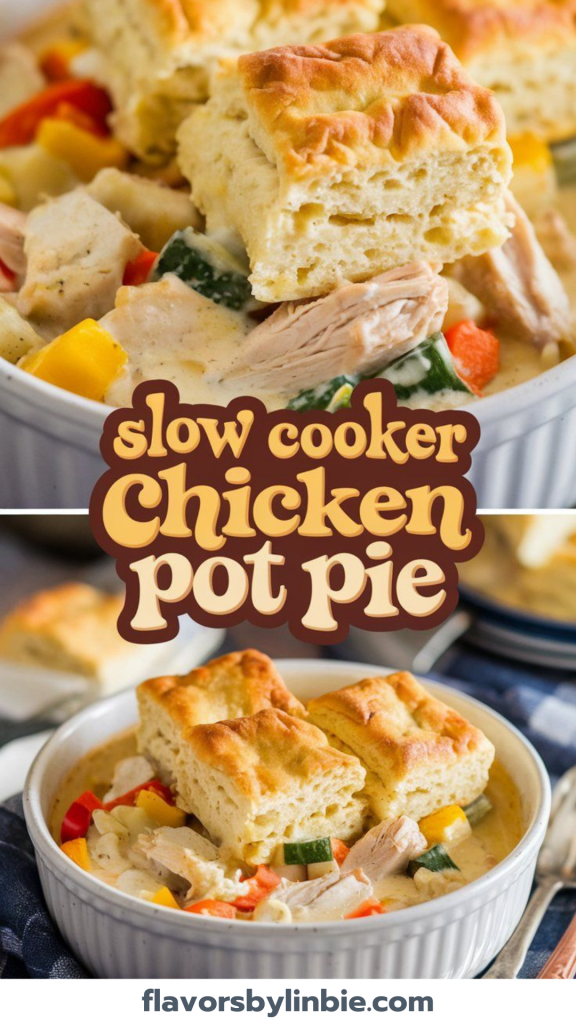 Slow Cooker Chicken Pot Pie