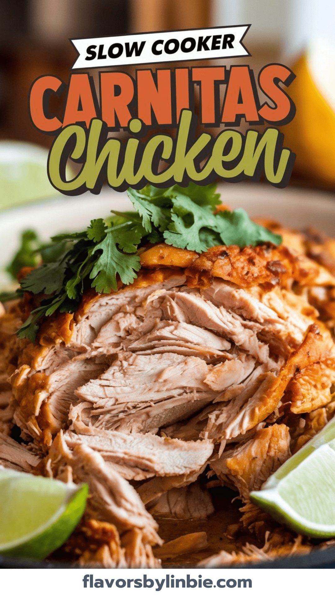 Slow Cooker Carnitas Chicken