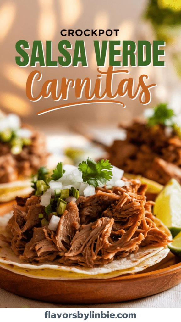 Crockpot Salsa Verde Carnitas