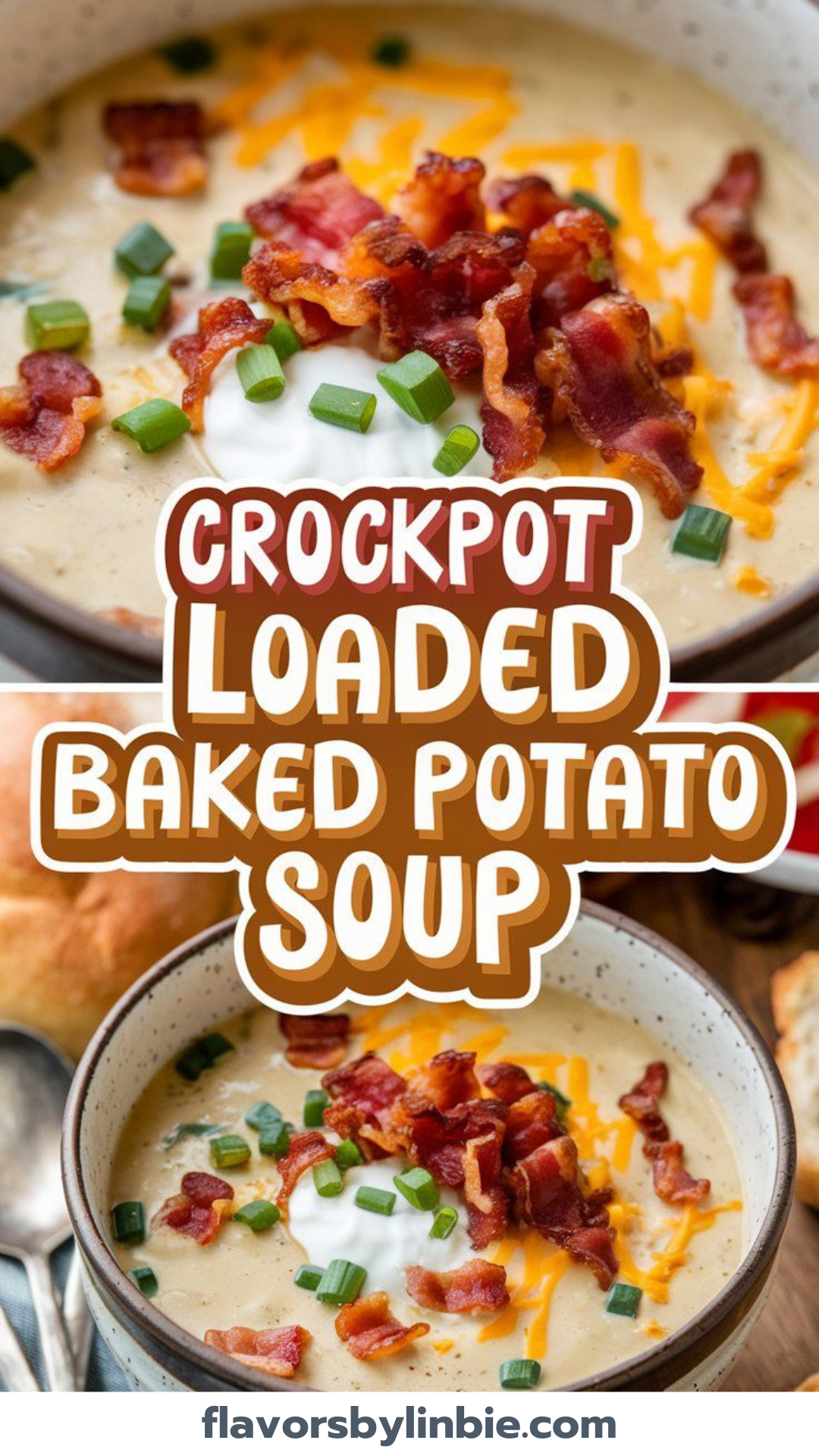 Crockpot Loaded Baked Potato Soup