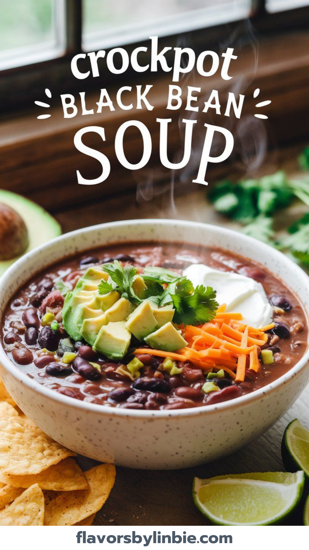 Crockpot Black Bean Soup