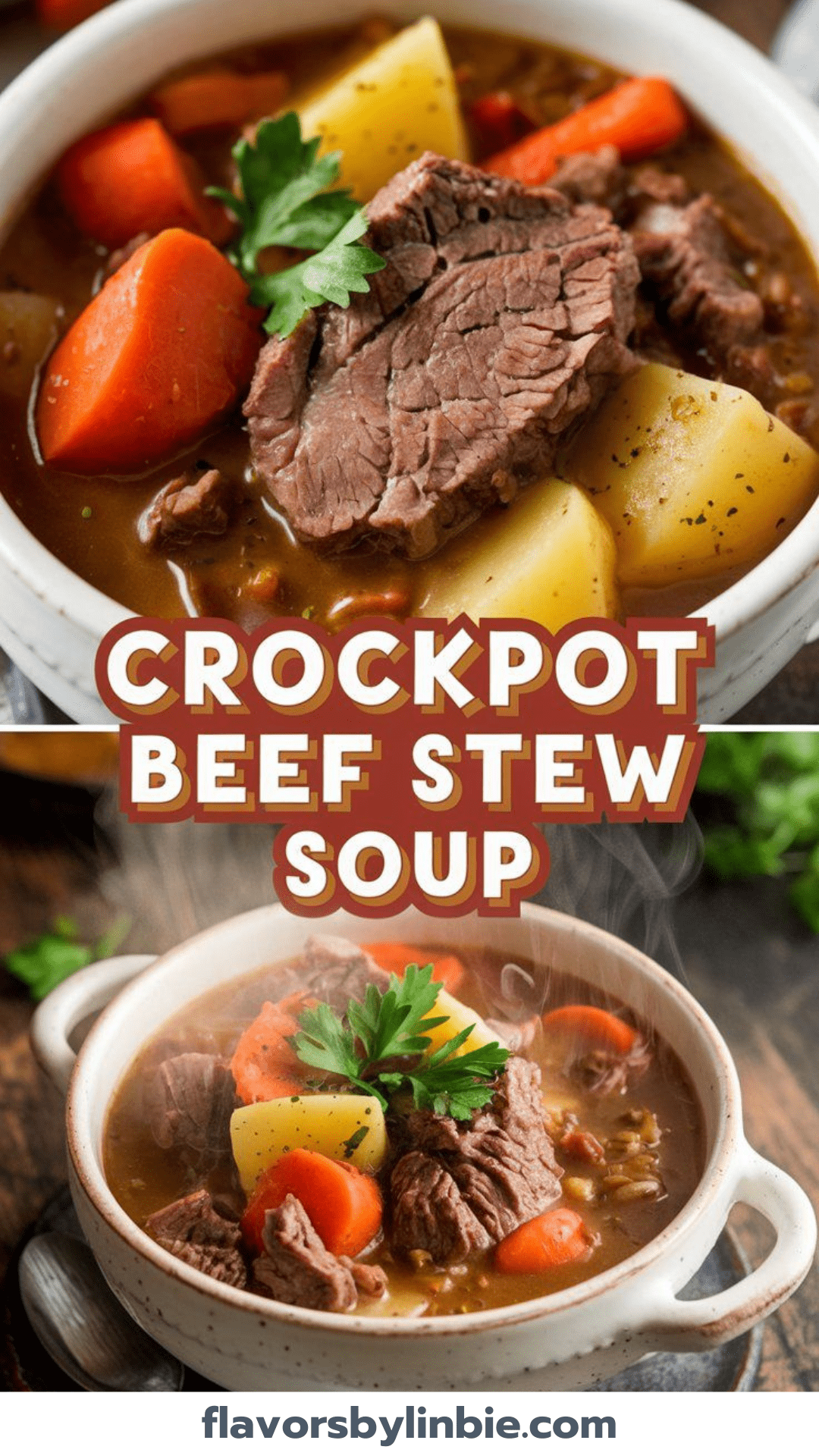 Hearty Crockpot Beef Stew Soup