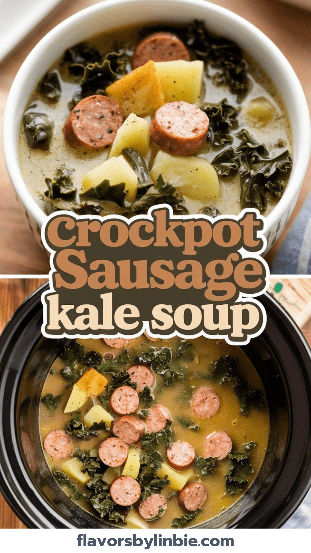 Crockpot Sausage Kale Soup