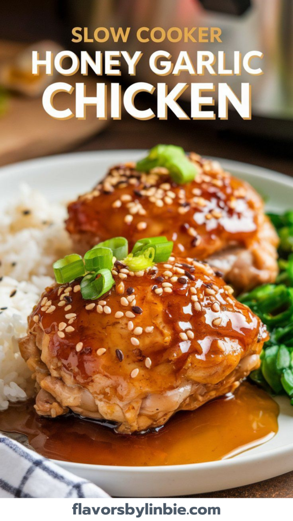 Slow Cooker Honey Garlic Chicken