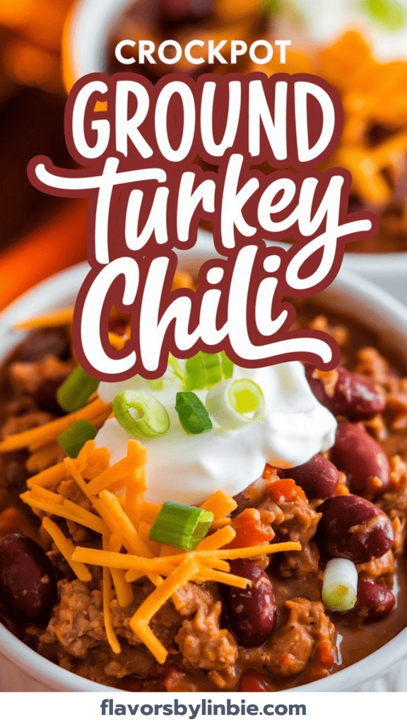 Crockpot Ground Turkey Chili