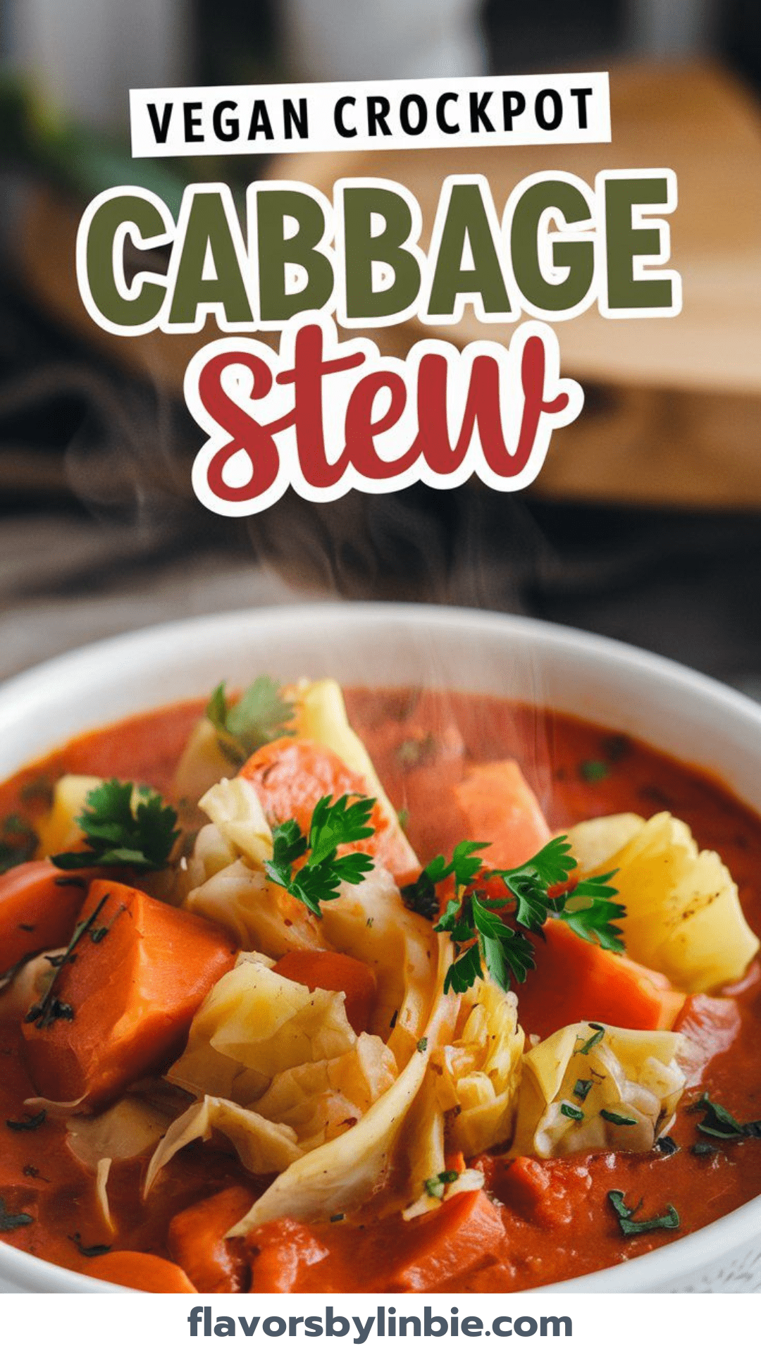 Vegan Crockpot Cabbage Stew