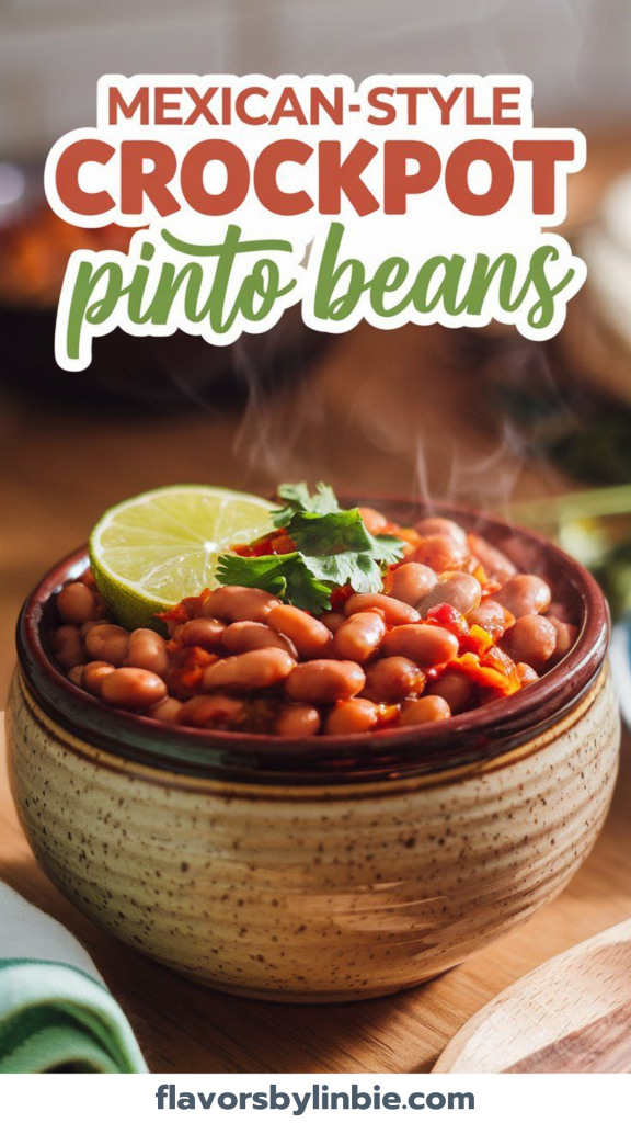 Mexican-Style Crockpot Pinto Beans