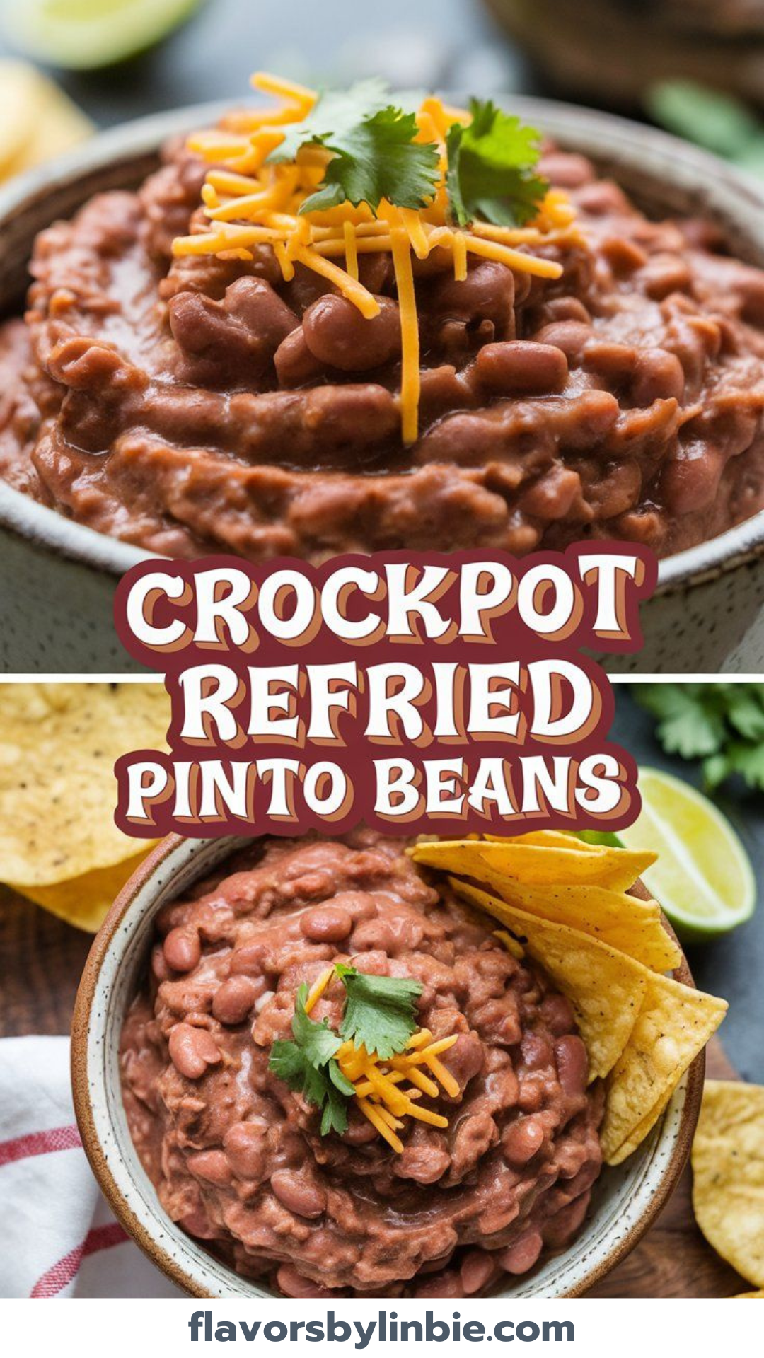 Crockpot Refried Pinto Beans