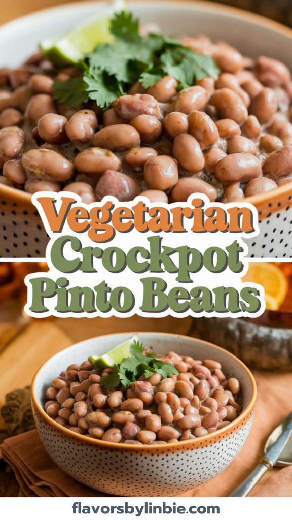 Vegetarian Crockpot Pinto Beans