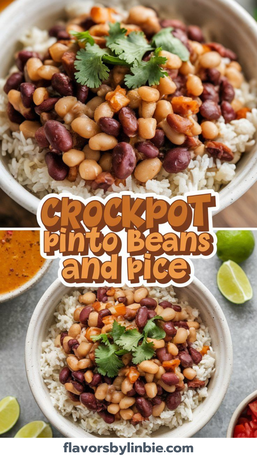 Crockpot Pinto Beans and Rice