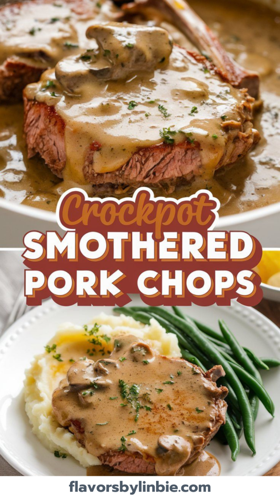 Crockpot Smothered Pork Chops