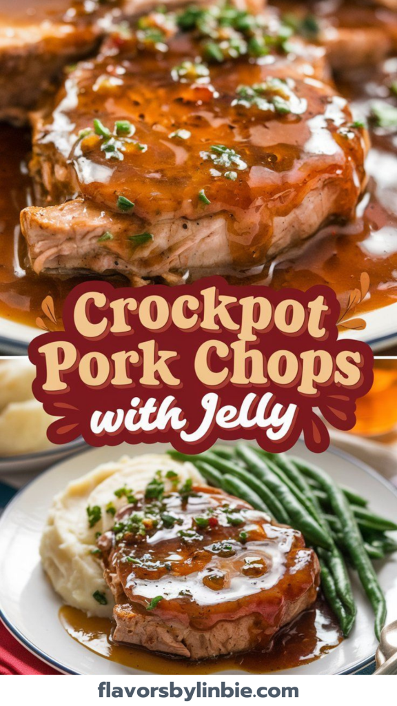 Crockpot Pork Chops with Jelly