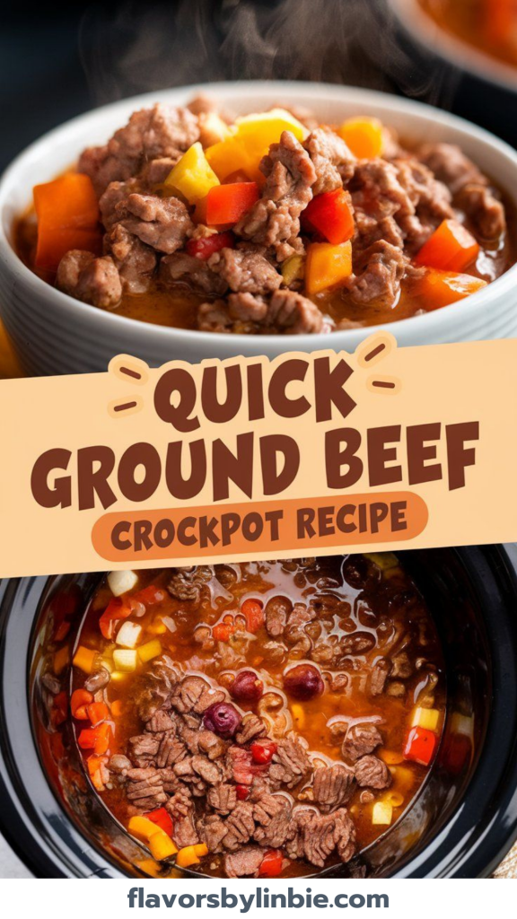 Quick Ground Beef Crockpot Recipe