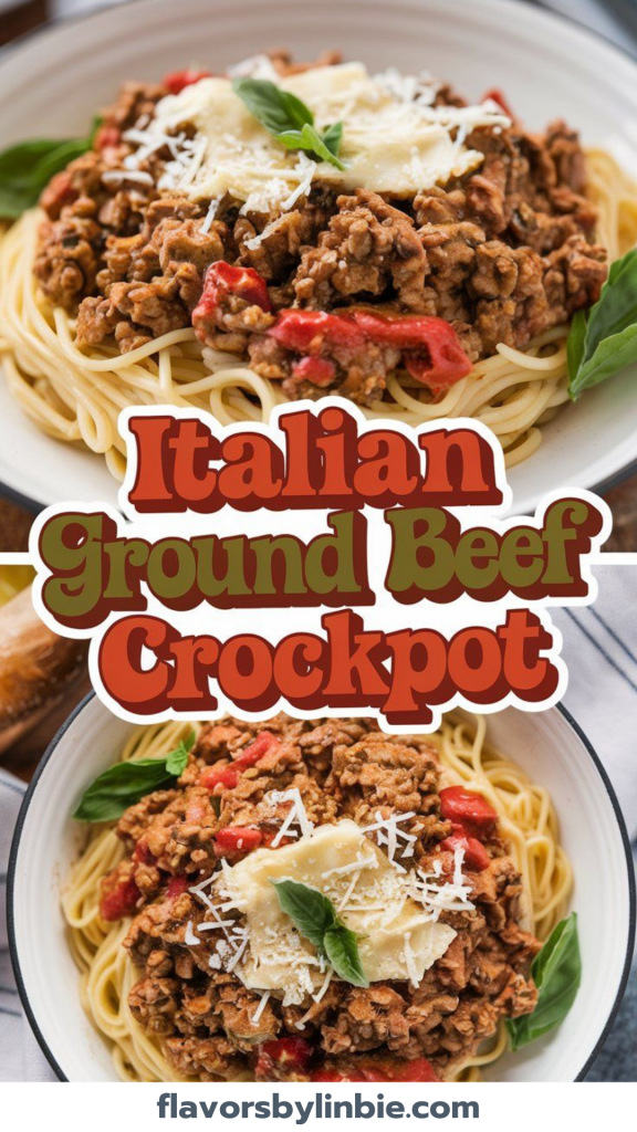 Italian Ground Beef Crockpot Recipe