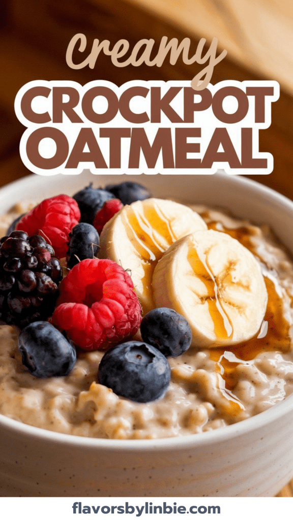 Creamy Crockpot Oatmeal