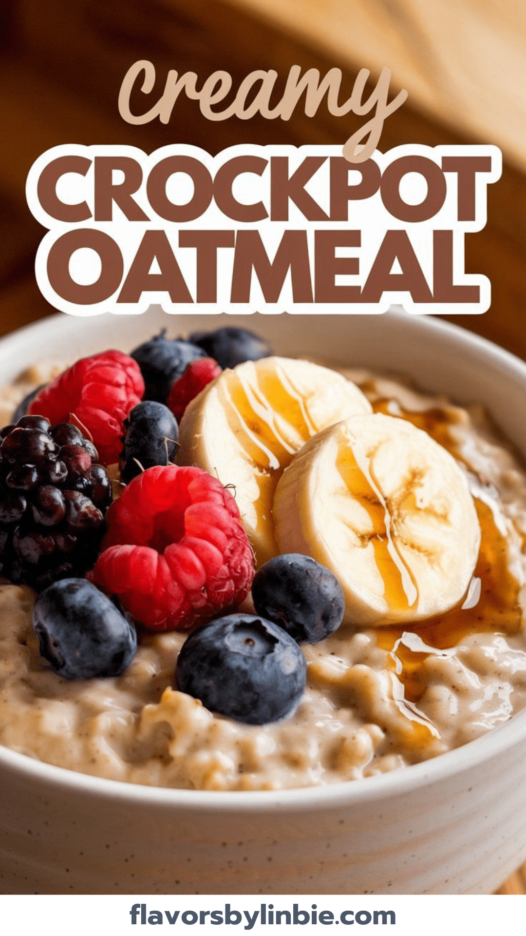 Creamy Crockpot Oatmeal