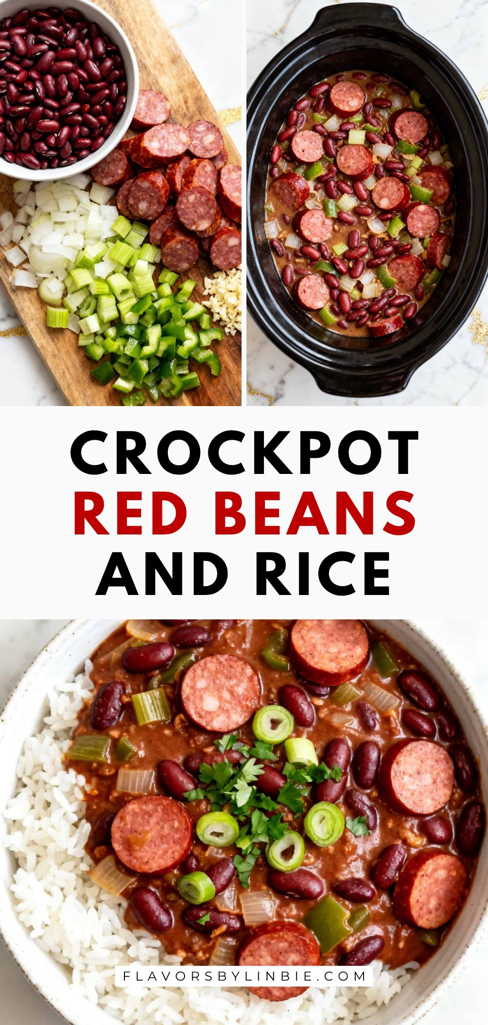 Crockpot Red Beans and Rice With Sausage