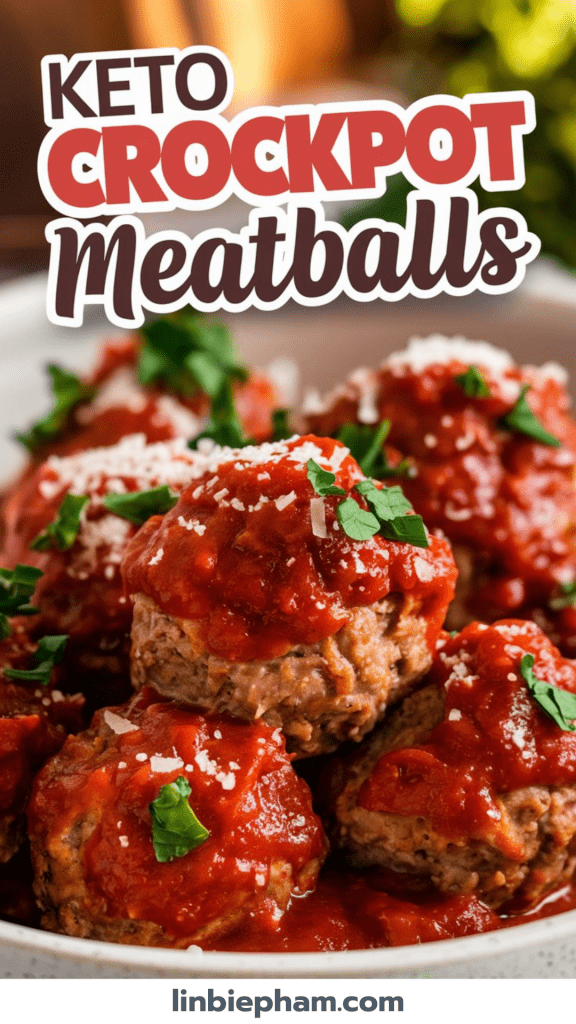 Keto Crockpot Meatballs