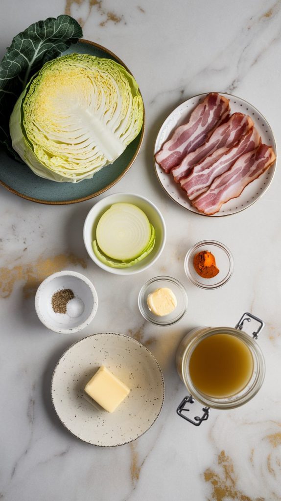 ingredients for crockpot cabbage