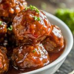 Grape Jelly Meatballs in the Crockpot