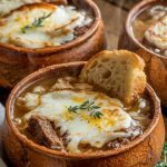 French Onion Crockpot Short Ribs Soup