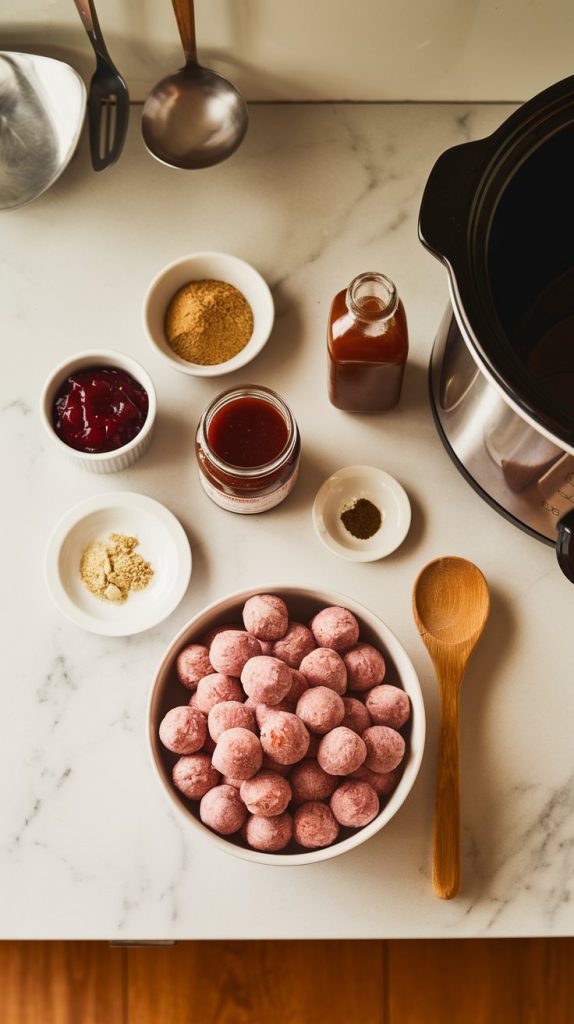 a set of ingredients laid out neatly