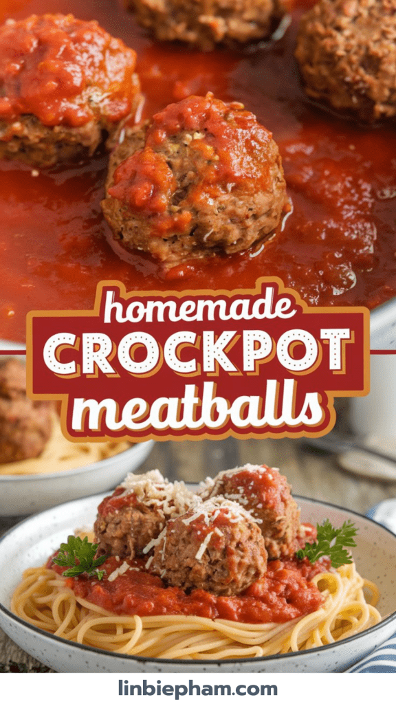 Homemade Crockpot Meatballs