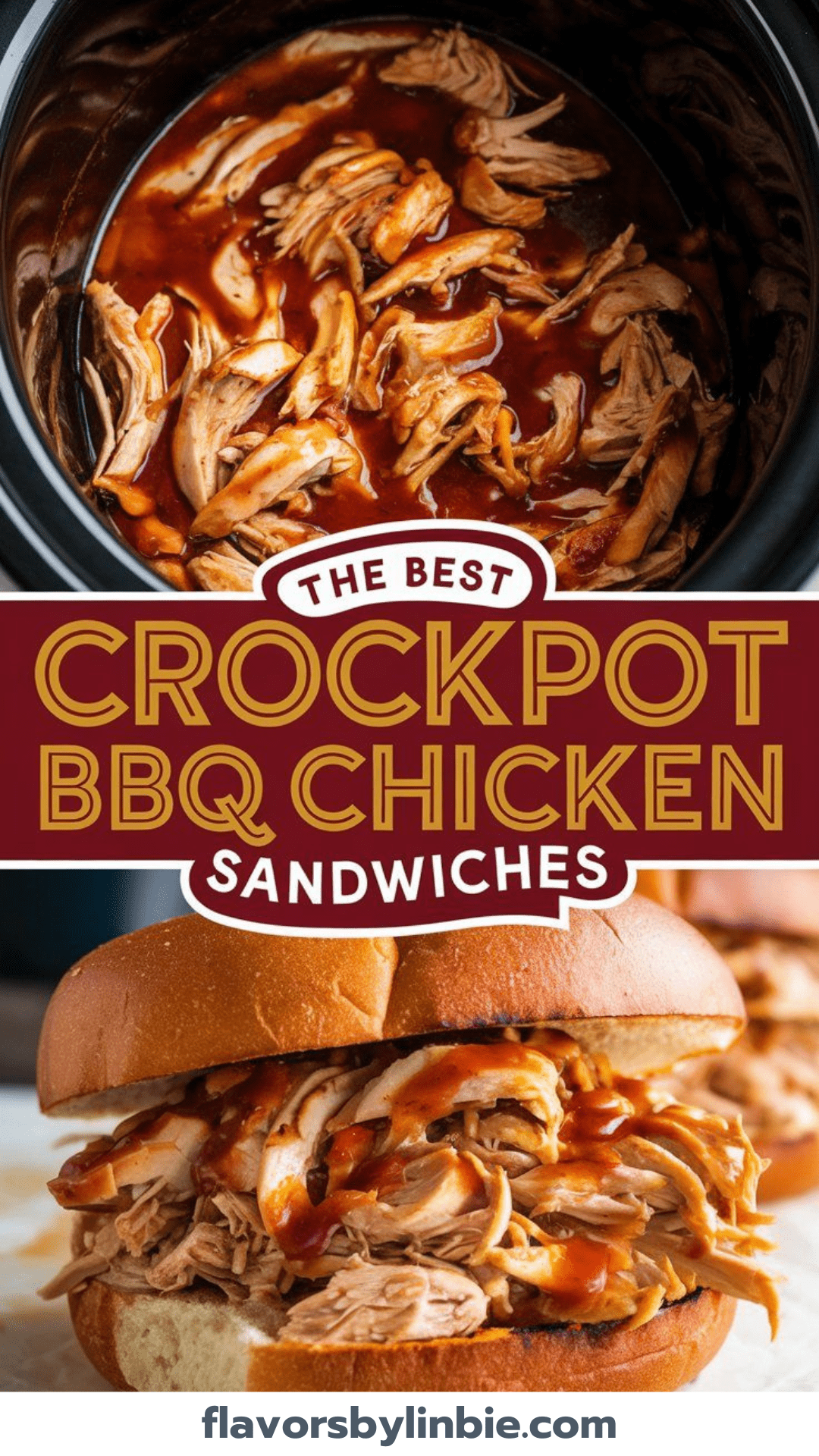 The Best Crockpot BBQ Chicken Sandwiches