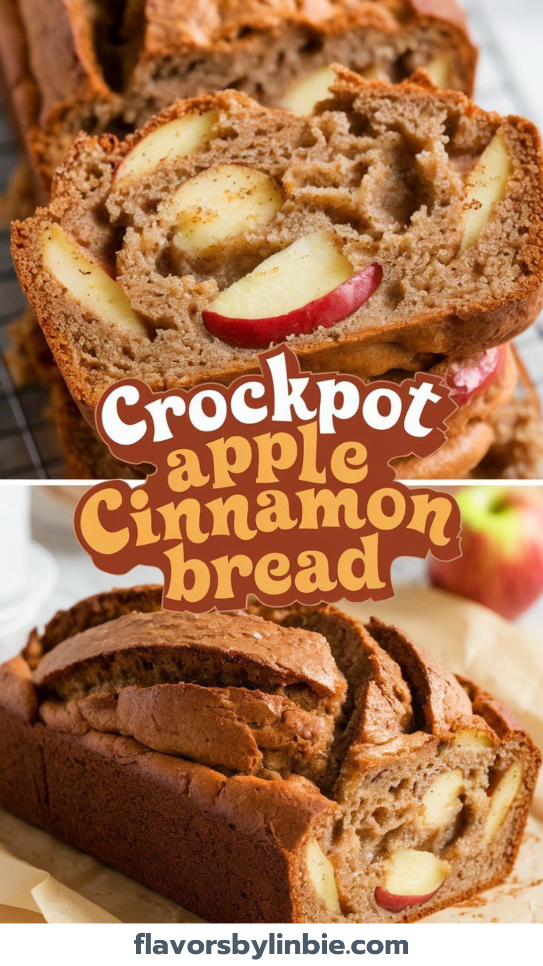 Crockpot Apple Cinnamon Bread