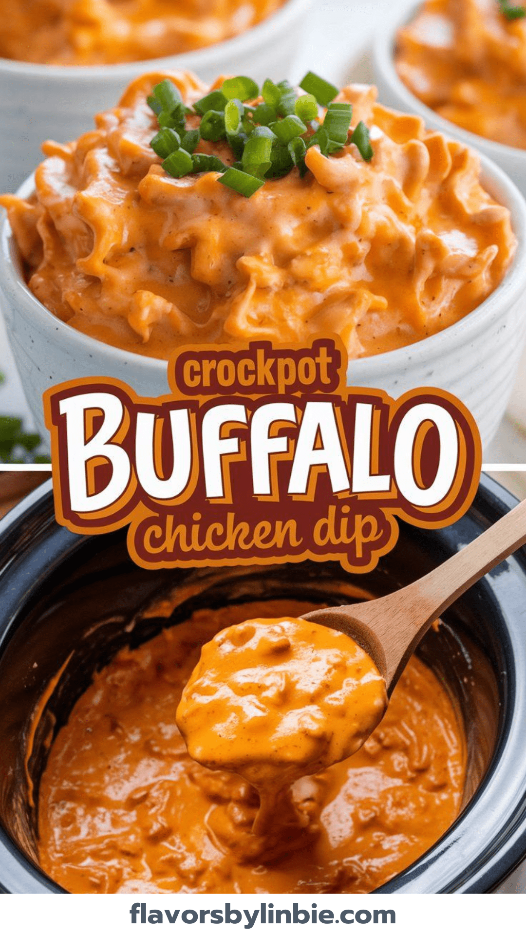 Crockpot Buffalo Chicken Dip