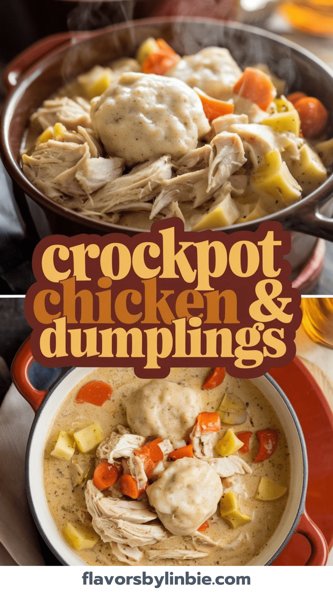 Easy Crockpot Chicken and Dumplings