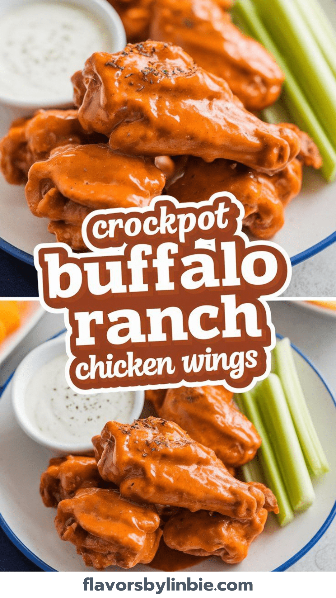 Crockpot Buffalo Ranch Chicken Wings