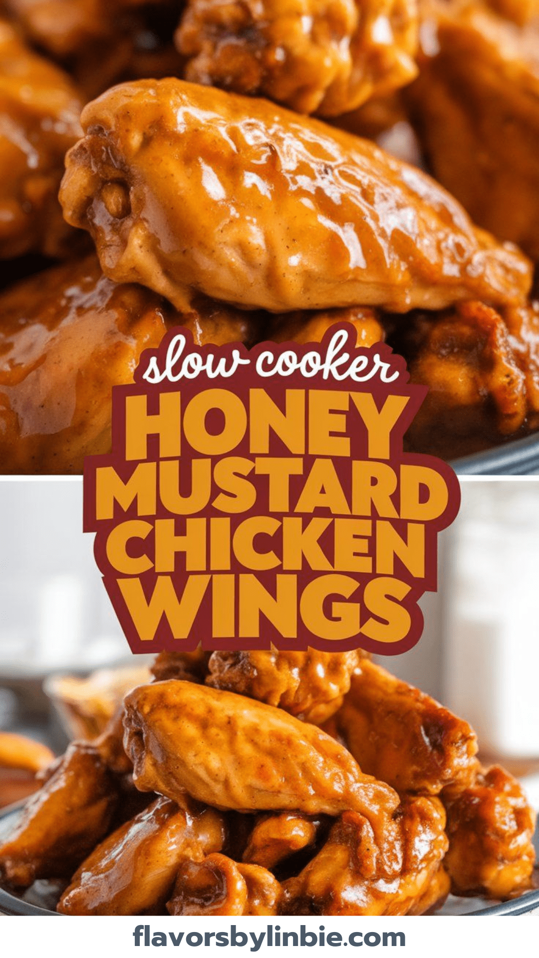 Slow Cooker Honey Mustard Chicken Wings