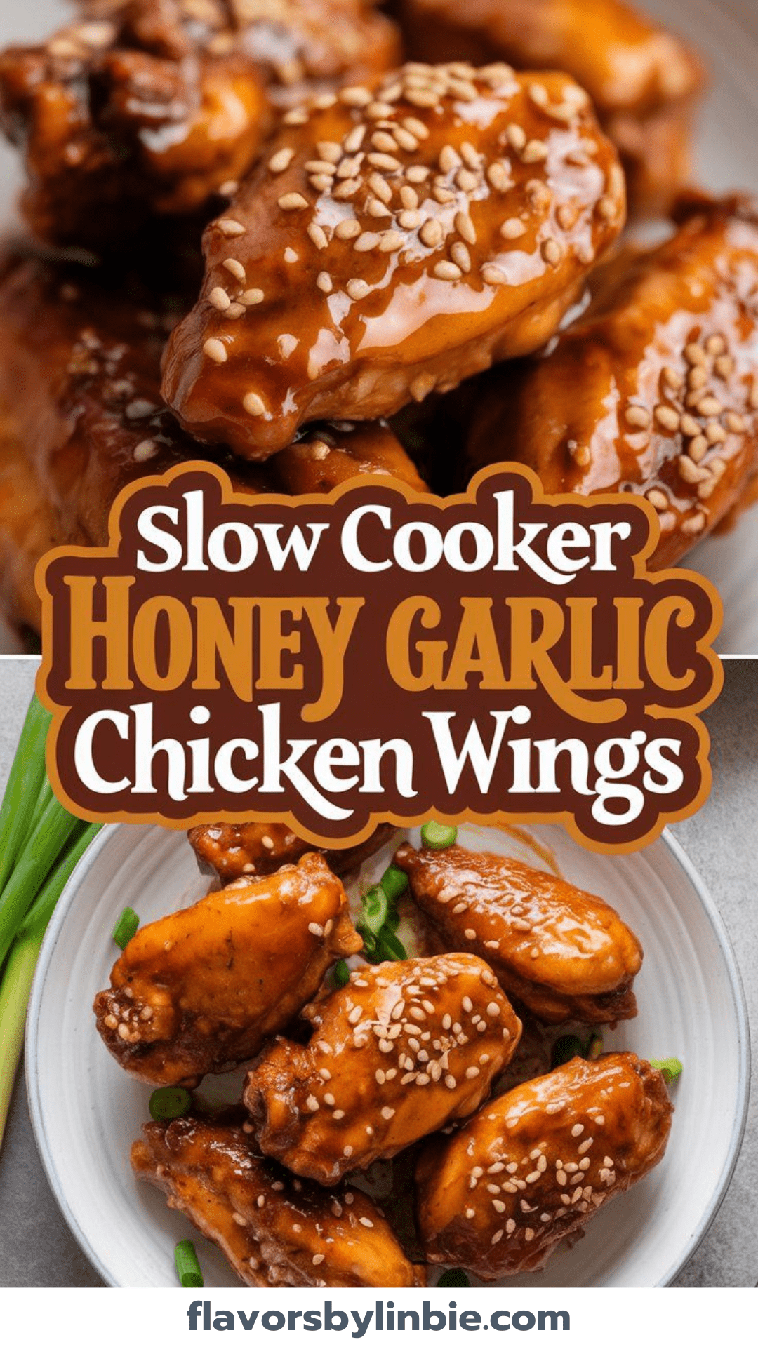 Slow Cooker Honey Garlic Chicken Wings