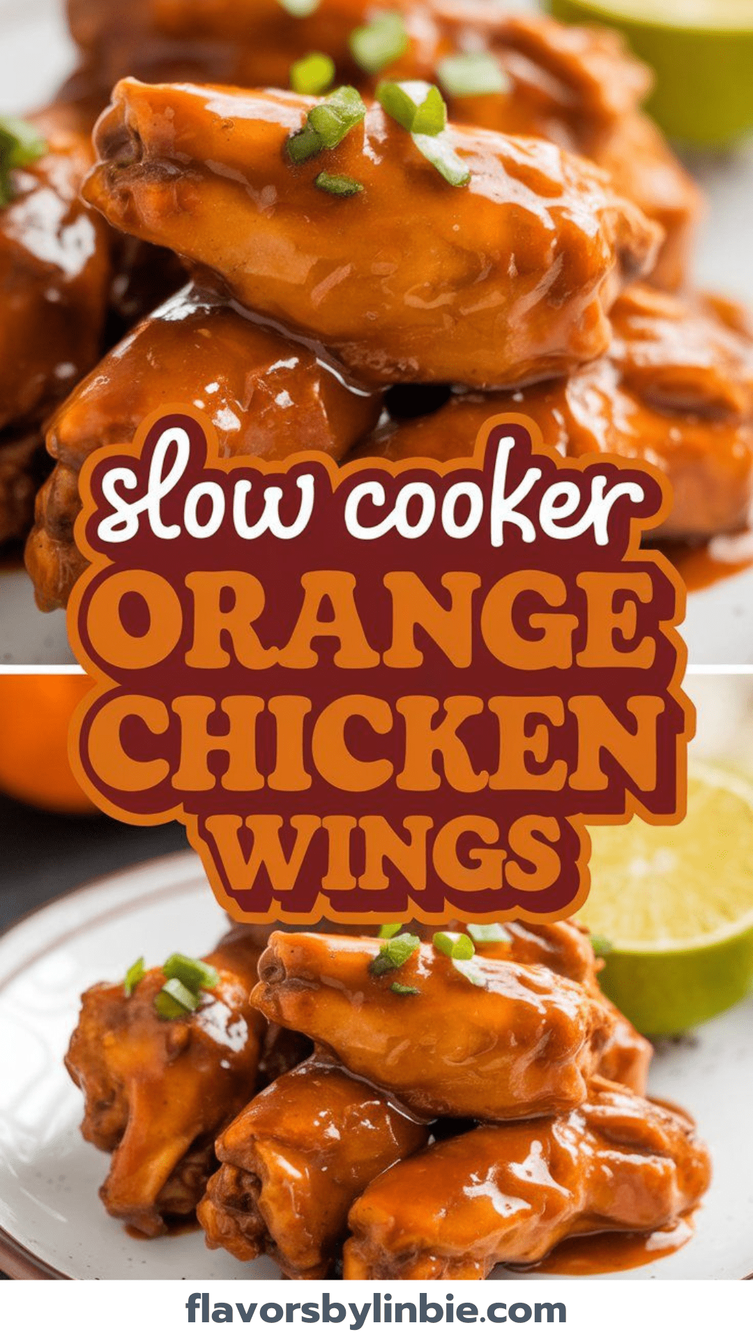 Slow Cooker Orange Chicken Wings