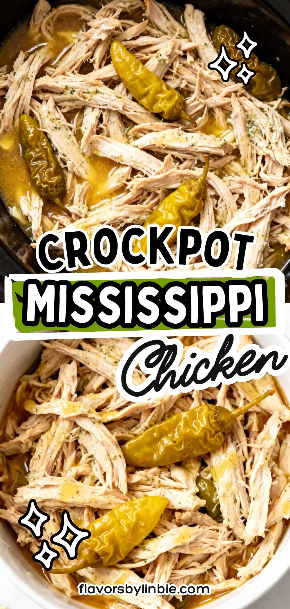 Crockpot Mississippi Chicken