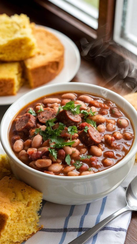 Crockpot Pinto Beans With Sausage