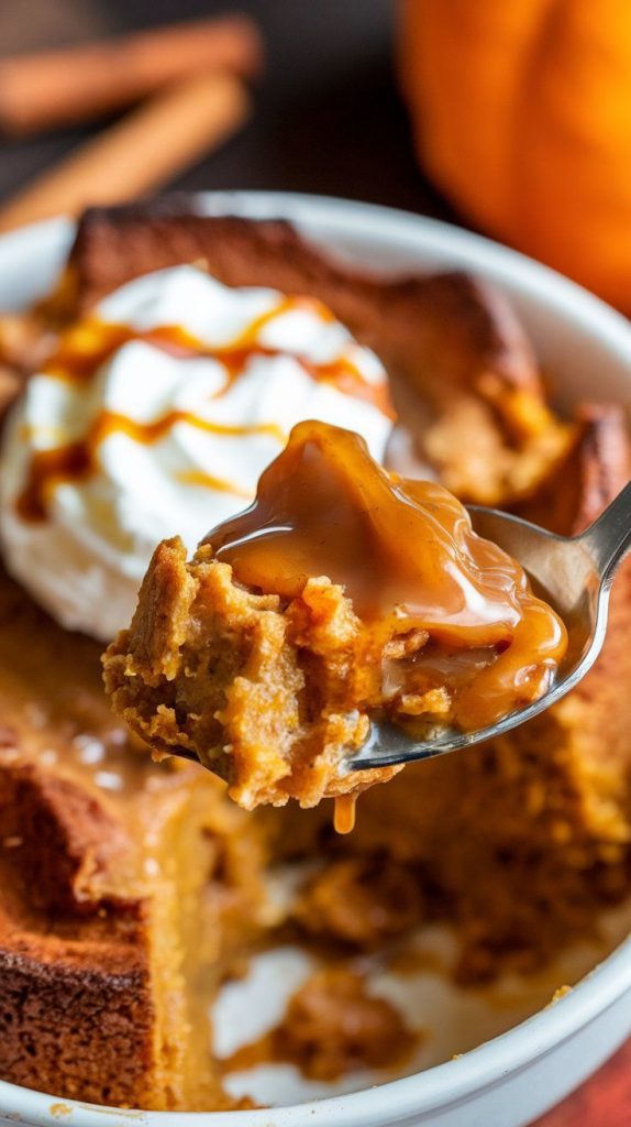 Crockpot Pumpkin Bread Pudding