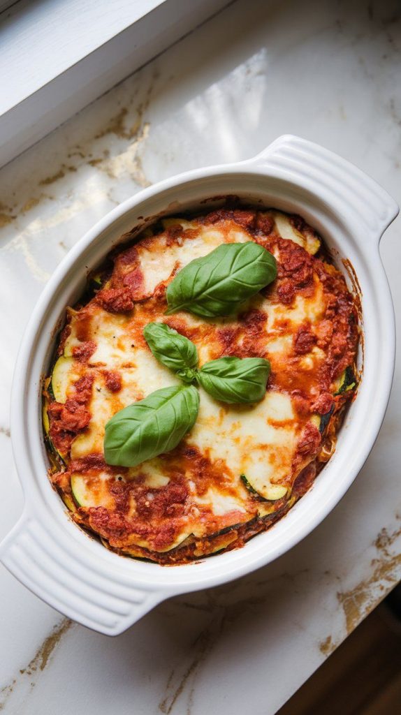 Crockpot Zucchini Lasagna