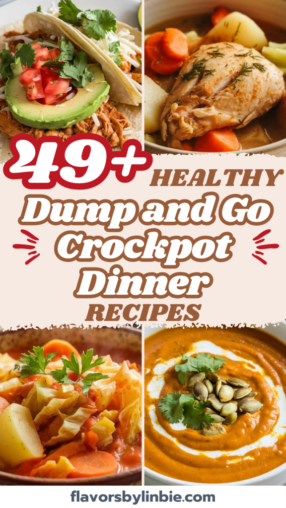 Healthy Dump and Go Crockpot Dinner Recipes