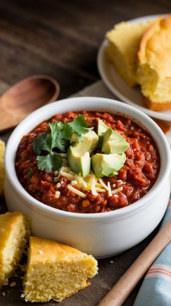 Healthy Ground Beef Crockpot Chili