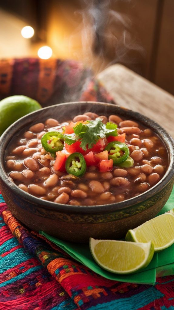 Mexican-Style Crockpot Pinto Beans