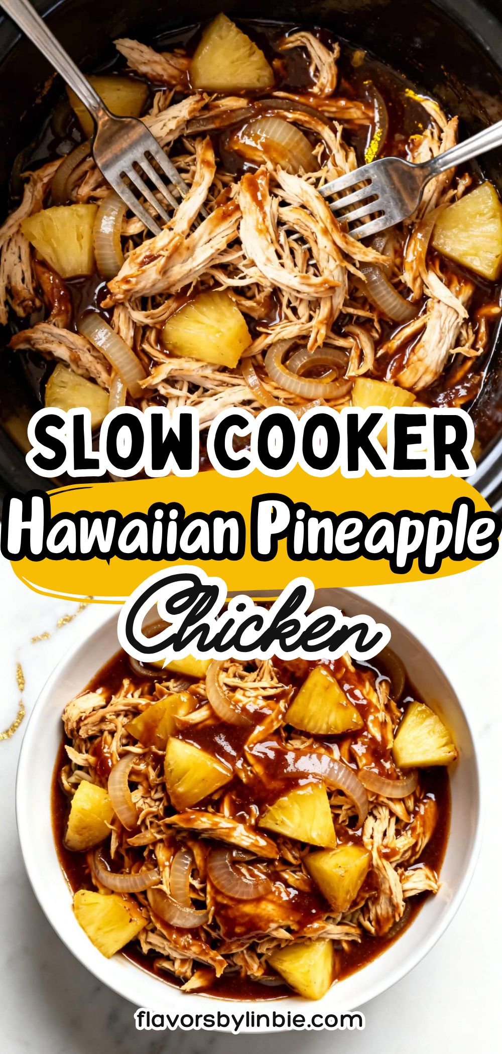 Easy Slow Cooker Hawaiian Pineapple Chicken