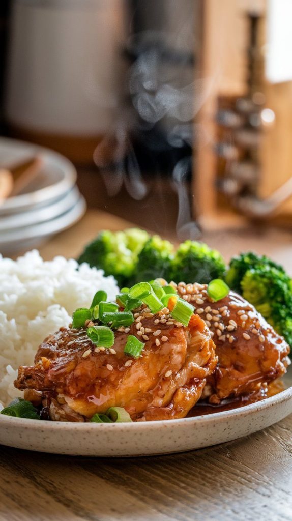 Slow Cooker Honey Garlic Chicken