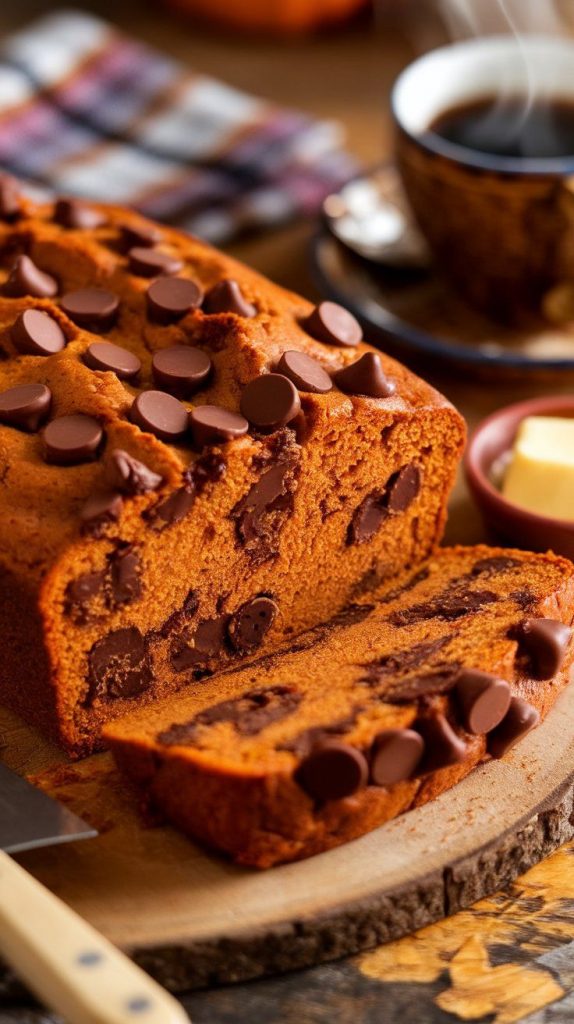 Slow Cooker Pumpkin Chocolate Chip Bread