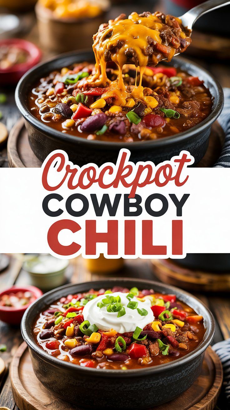Crockpot Cowboy Chili