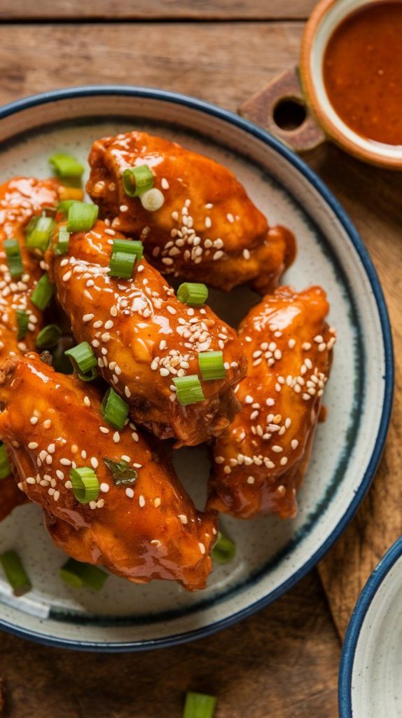 Crockpot Honey Sriracha Chicken Wings