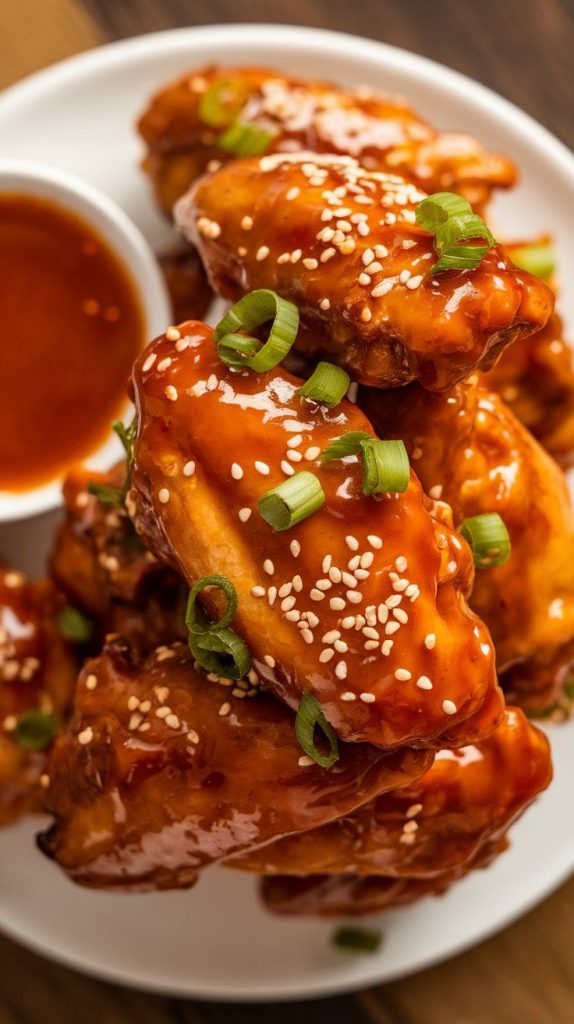 Slow Cooker Orange Chicken Wings
