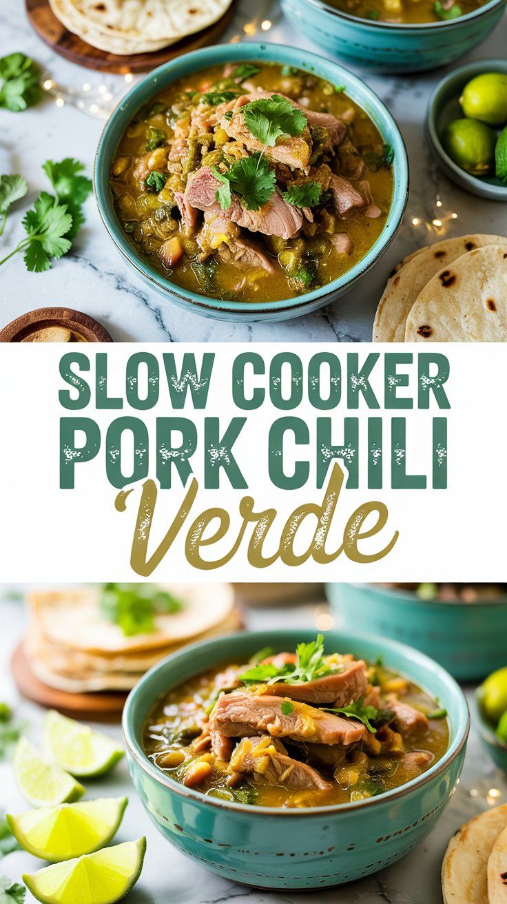 Slow Cooker Pork Chili Verde
