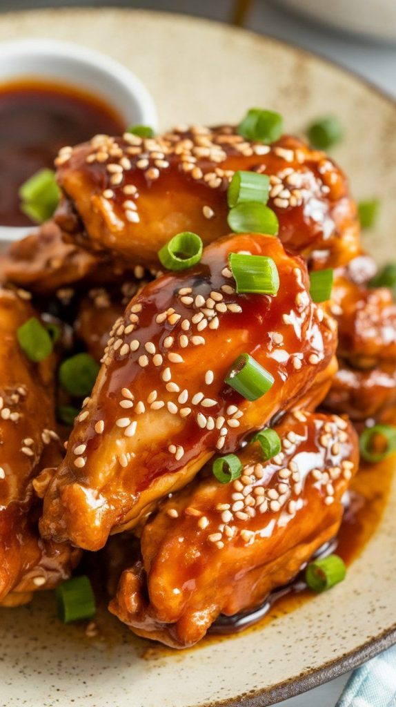 Slow Cooker Teriyaki Chicken Wings